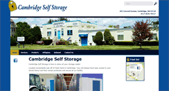 Desktop Screenshot of cambridgeselfstorage.com