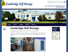 Tablet Screenshot of cambridgeselfstorage.com